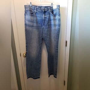 NWT J Crew 1984 Rigid '84 Straight Leg Raw Hem Jean. Size 31